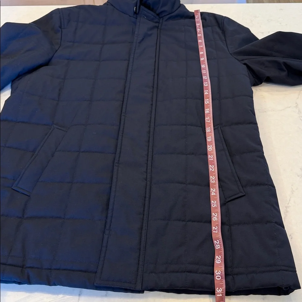 CARDINAL OF CANADA Quilted Wool Car Coat Navy‎ Size Large - Picture 14 of 15